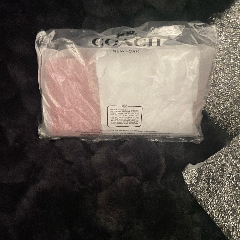 Coach red wristlet wallet
